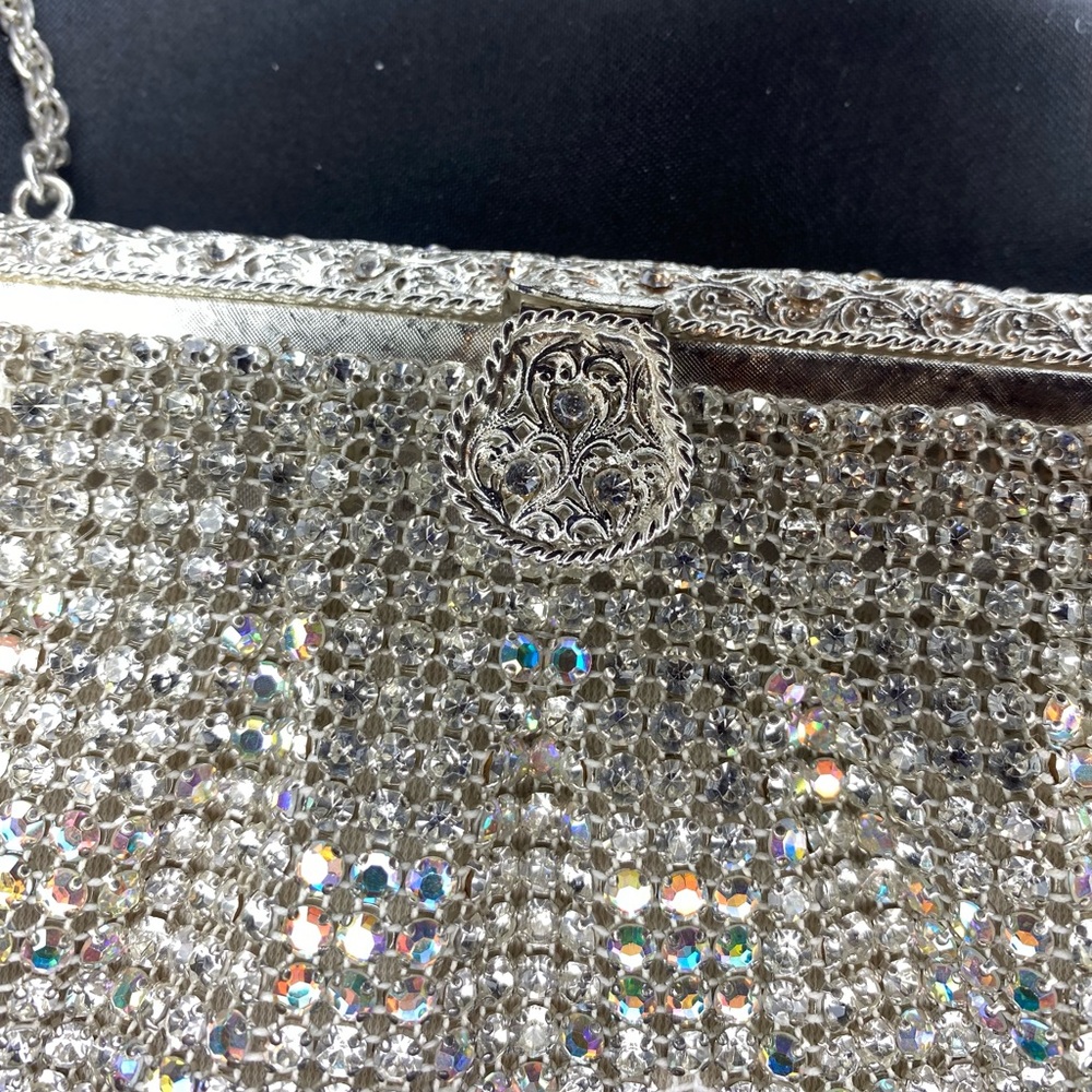 Johann Becker evening clutch. 1950-1960’s beautiful rhinestone clutch.